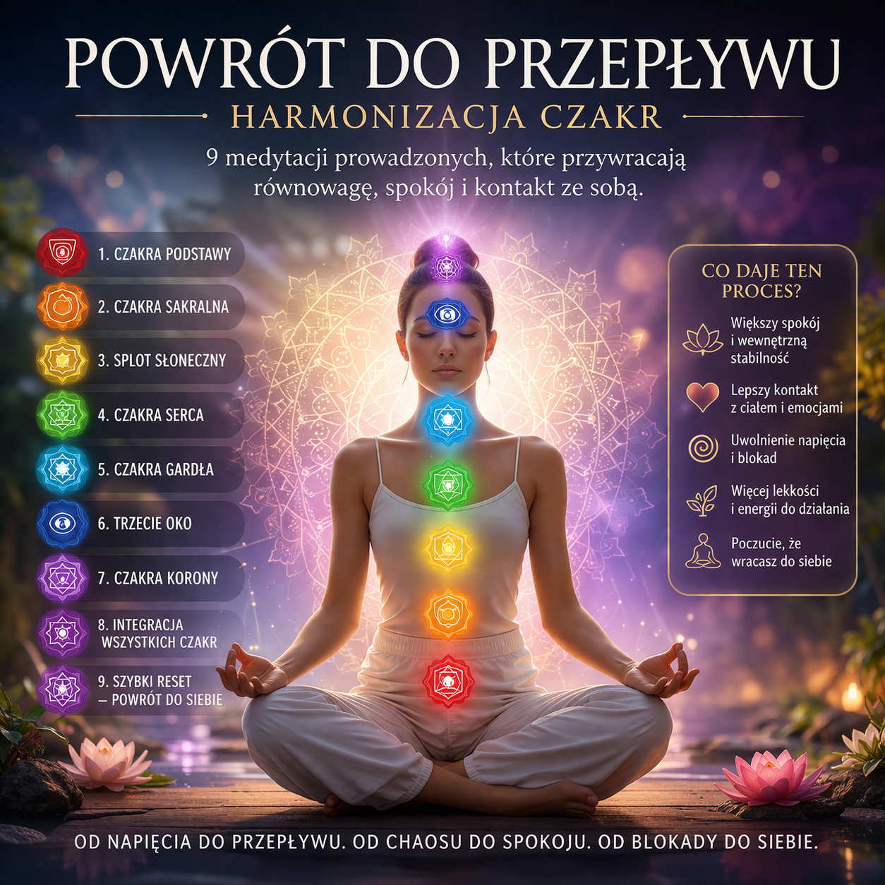 Powrót do przepływu – harmonizacja czakr.